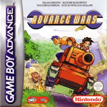 『Advance Wars』欧州版のパッケージ