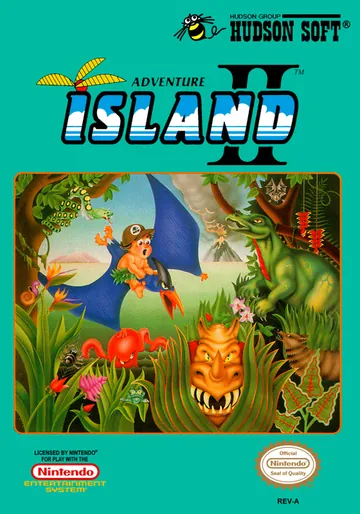 『Adventure Island II』北米版のパッケージ