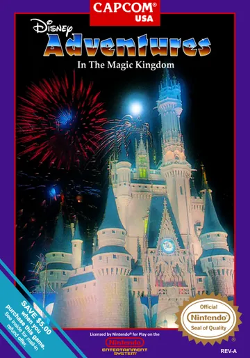Portada de Adventures in the Magic Kingdom, edición de Norteamérica