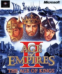 Portada de Age of Empires II: The Age of Kings, edición de Norteamérica