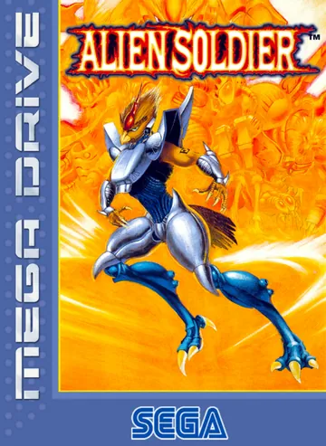 『Alien Soldier』欧州版のパッケージ