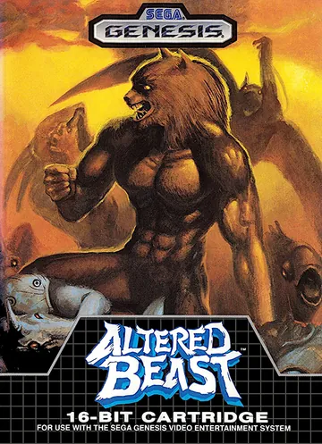 『Altered Beast』北米版のパッケージ