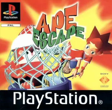 『Ape Escape』欧州版のパッケージ