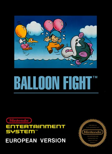 『Balloon Fight』欧州版のパッケージ