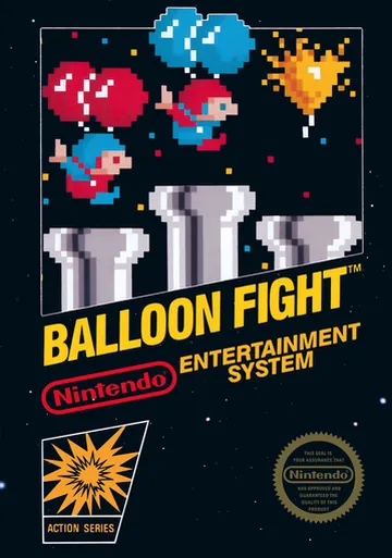 『Balloon Fight』北米版のパッケージ