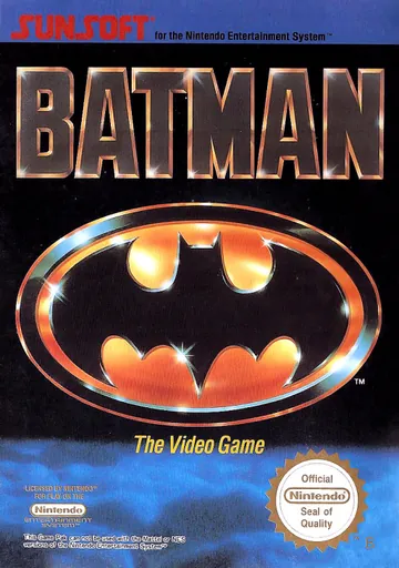 『Batman: The Video Game』欧州版のパッケージ