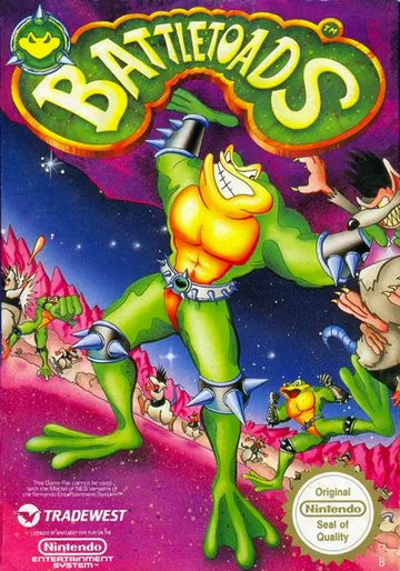 『Battletoads』欧州版のパッケージ