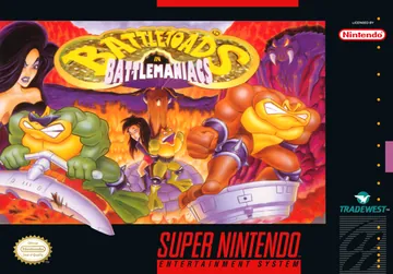 Обложка: Battletoads in Battlemaniacs, издание — Северная Америка