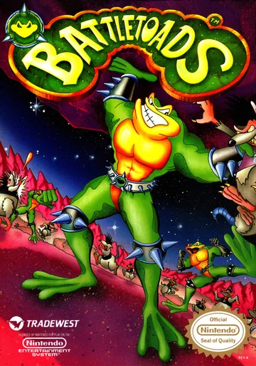 『Battletoads』北米版のパッケージ