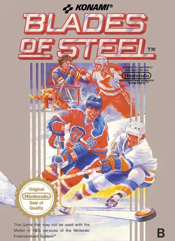 Portada de Blades of Steel, edición de Europa