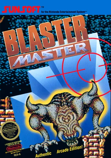 Portada de Blaster Master, edición de Norteamérica