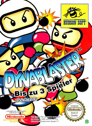 『Dynablaster』欧州版のパッケージ