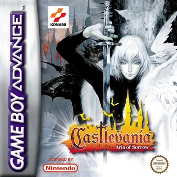 Portada de Castlevania: Aria of Sorrow, edición de Europa