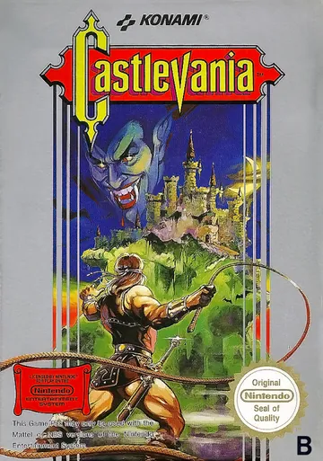 『Castlevania』欧州版のパッケージ