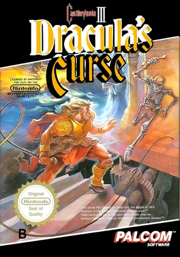 Portada de Castlevania III: Dracula's Curse, edición de Europa