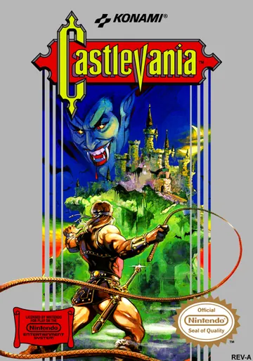 『Castlevania』北米版のパッケージ