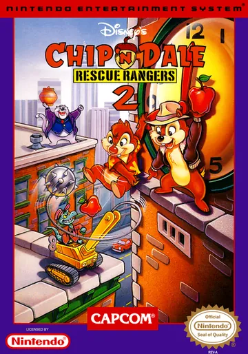 Portada de Chip 'n Dale Rescue Rangers 2, edición de Norteamérica