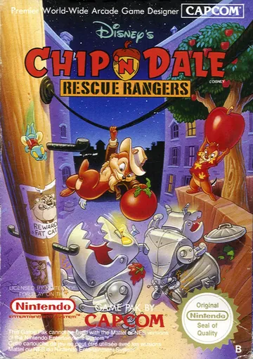 Portada de Disney's Chip 'n Dale: Rescue Rangers, edición de Europa