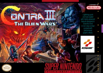 Обложка: Contra III: The Alien Wars, издание — Северная Америка