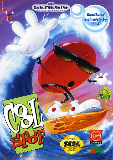 『Cool Spot』北米版のパッケージ