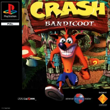 Обложка: Crash Bandicoot, издание — Европа