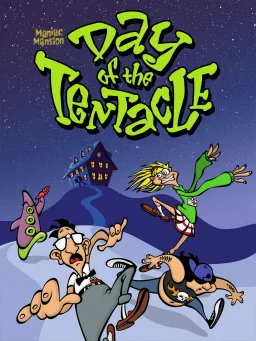 Portada de Maniac Mansion: Day of the Tentacle, edición de Norteamérica