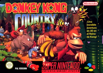 Обложка: Donkey Kong Country, издание — Европа