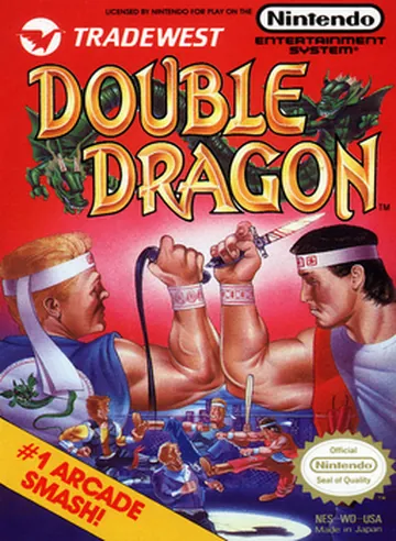 『Double Dragon』欧州版のパッケージ