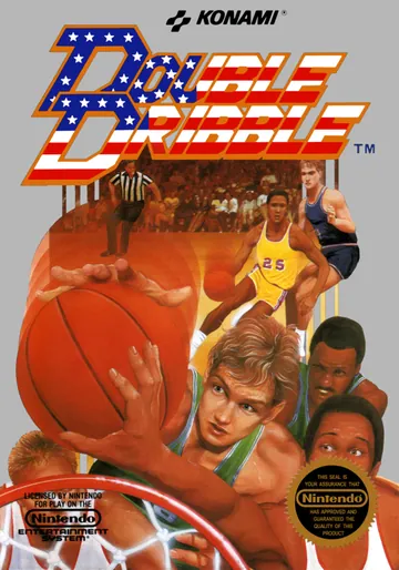 Portada de Double Dribble, edición de Norteamérica