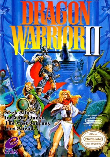 『Dragon Warrior II』北米版のパッケージ