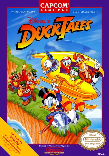 『Disney's DuckTales』北米版のパッケージ
