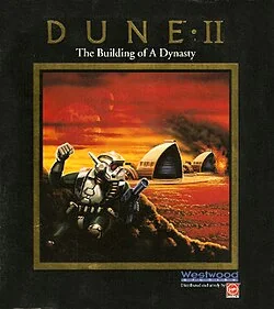 Portada de Dune II: The Building of a Dynasty, edición de Norteamérica