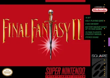 『Final Fantasy II』北米版のパッケージ