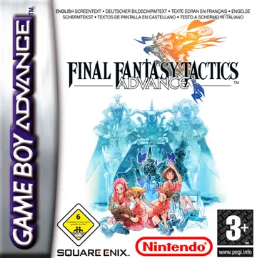 『Final Fantasy Tactics Advance』欧州版のパッケージ