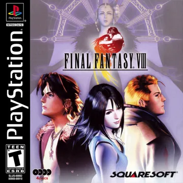 『Final Fantasy VIII』北米版のパッケージ