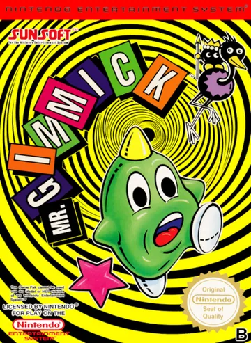 Portada de Mr. Gimmick, edición de Europa