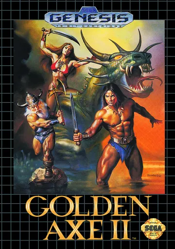 『Golden Axe II』北米版のパッケージ