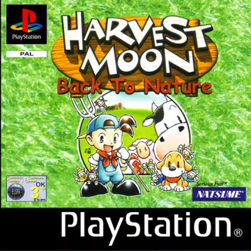 『Harvest Moon: Back to Nature』欧州版のパッケージ