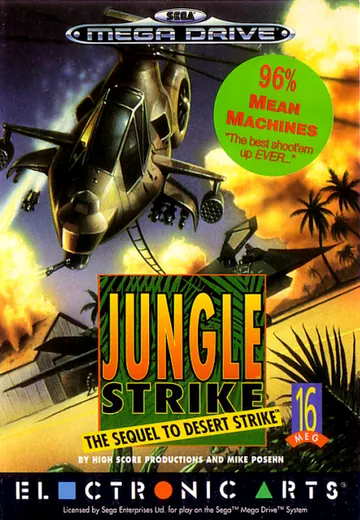 Обложка: Jungle Strike, издание — Северная Америка