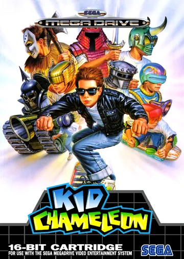 『Kid Chameleon』欧州版のパッケージ