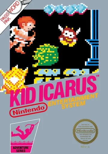 Portada de Kid Icarus, edición de Norteamérica