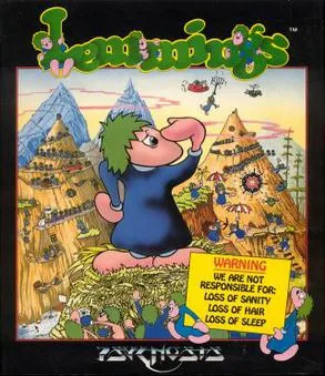 『Lemmings』欧州版のパッケージ
