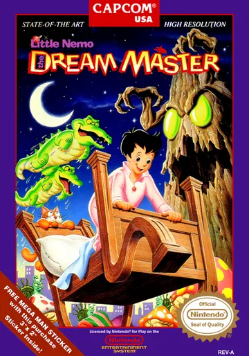 『Little Nemo: The Dream Master』北米版のパッケージ