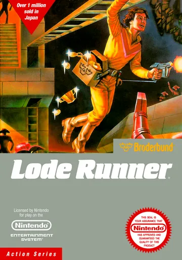 『Lode Runner』北米版のパッケージ