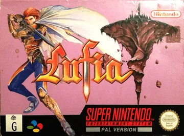 『Lufia』欧州版のパッケージ