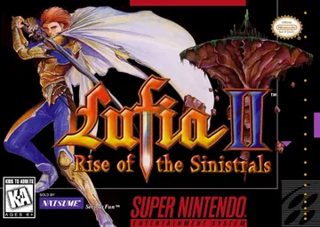 『Lufia II: Rise of the Sinistrals』北米版のパッケージ