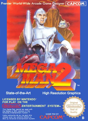 『Mega Man 2』欧州版のパッケージ