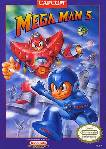 Portada de Mega Man 5, edición de Europa