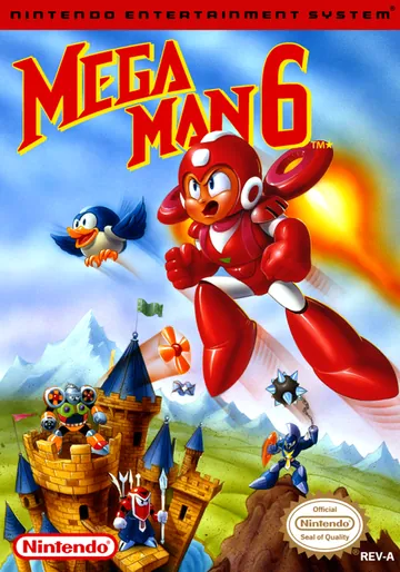 『Mega Man 6』北米版のパッケージ