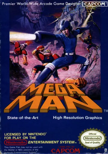Portada de Mega Man, edición de Europa